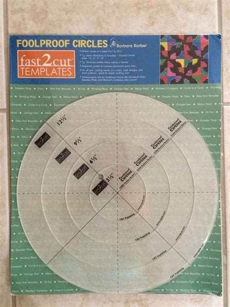 Circle Templates For Quilting